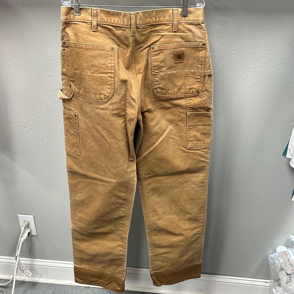 Carhartt Men's Brown Double Knee Pants - Picture 2 of 3